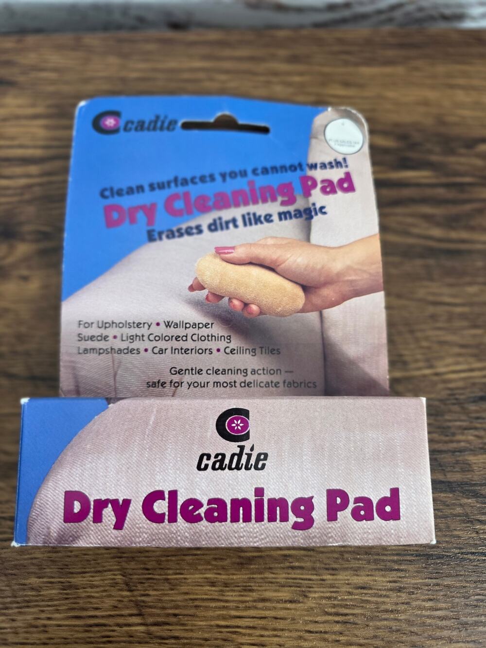 VTG Cadie Dry Cleaning Pad erase dirk like magic NEW IN BOX